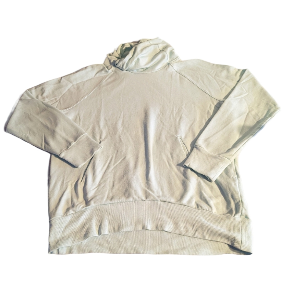 Zella Twisted Mockneck Kangaroo Pocket Sweatshirt Medium